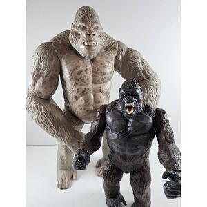 Lot‎ Of 2 -- Rampage Movie 16" Action Figure King Kong + Skull Island Figure